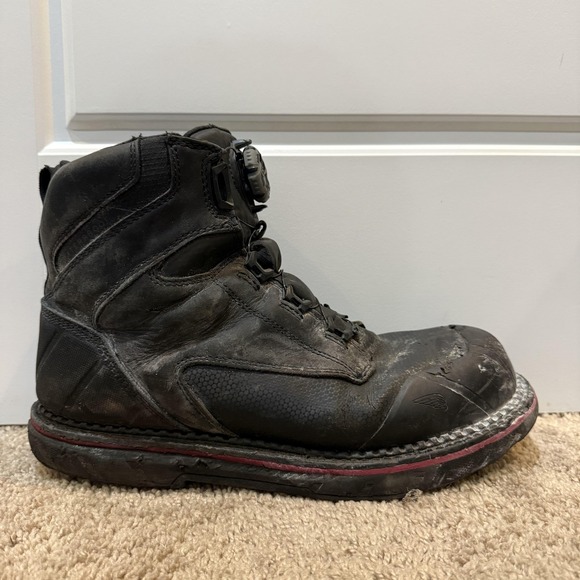 Red Wing Shoes Other - Red Wing Shoes Boots Mens Size 12 Black Leather BOA Work Safety Toe 2552 EH